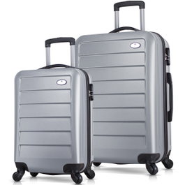 Zoozie Bags Juego de Maletas de 2 Piezas Gris